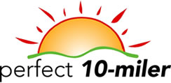 Perfect 10 miler Logo
